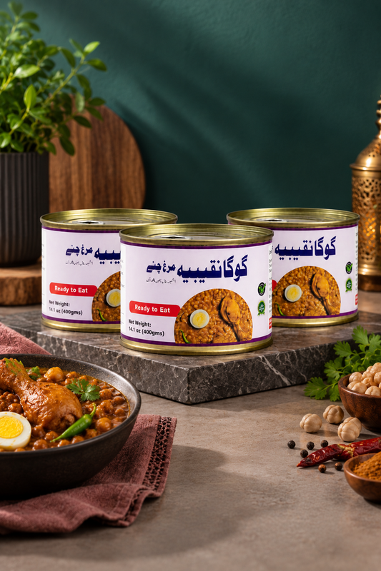 Pack of 3 Murgh Chanay Cans – 400g Each | Lahori Taste | Ready to Eat